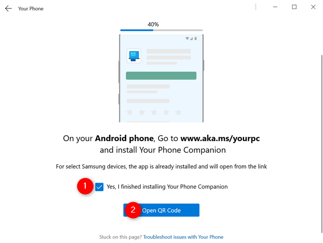 How to connect Android to Windows 10 with Your Phone Companion