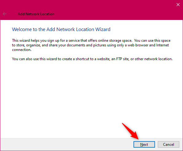 How to map FTP drives, network drives, and web shares, in Windows 10