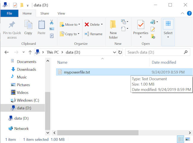 4 ways to create random dummy files with a specific size in Windows