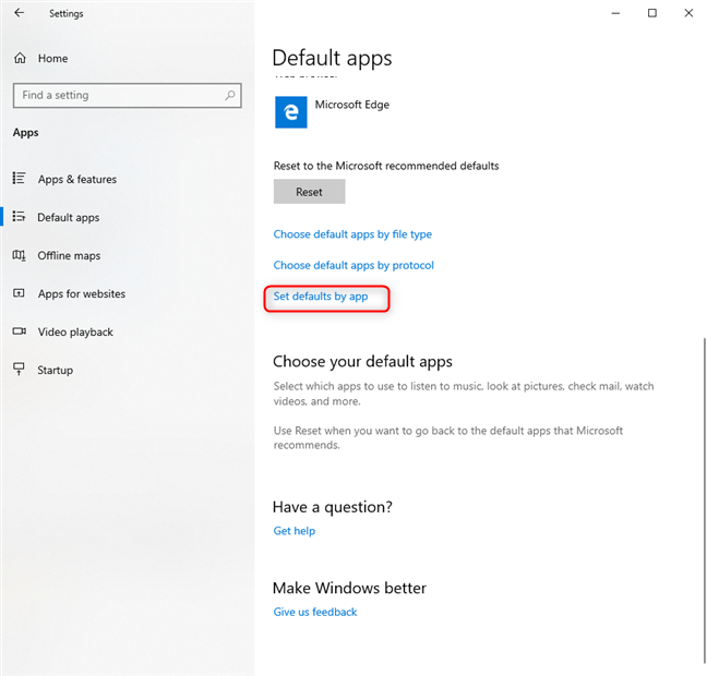 The complete guide to setting the default apps in Windows 10