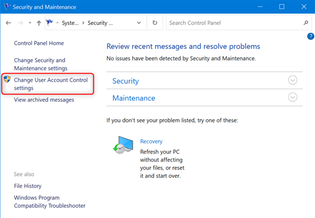 How to change the User Account Control (UAC) level in Windows 10