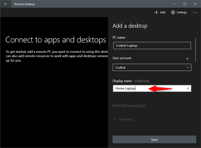 How to use the Microsoft Remote Desktop app to connect to remote PCs