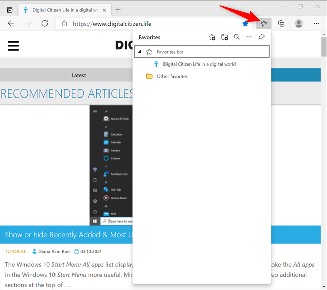 How to show the Favorites bar in Microsoft Edge: 4 ways