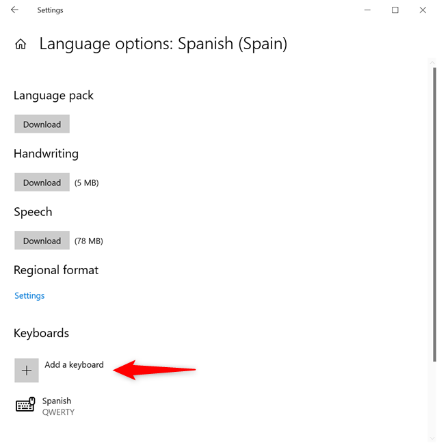 How to change the keyboard language on Windows 10