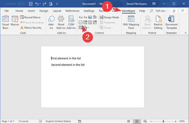 Create checklists with check boxes, and how to edit them, in Microsoft Word