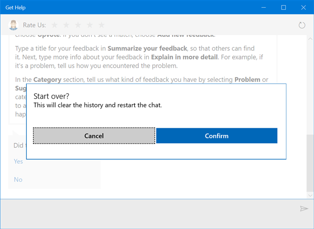 How to use the Get Help app in Windows 10 to contact Microsofts support service