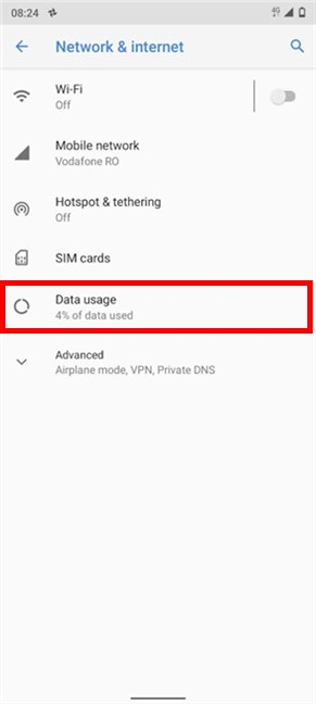 The Android Data Saver and how to enable it