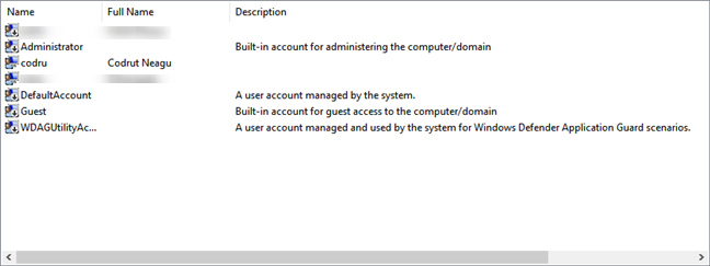 How to manage local users and groups in Windows 10 using lusrmgr.msc