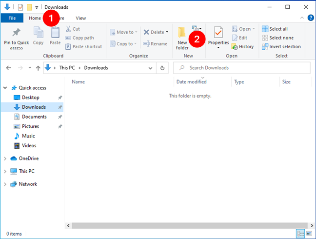 5 ways to create a new folder in Windows