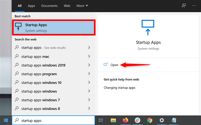 How to change Windows 10 startup programs from Settings
