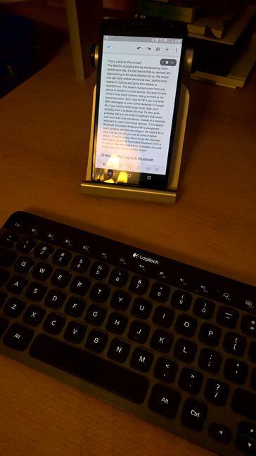 Reviewing the Logitech Bluetooth Illuminated Keyboard K810