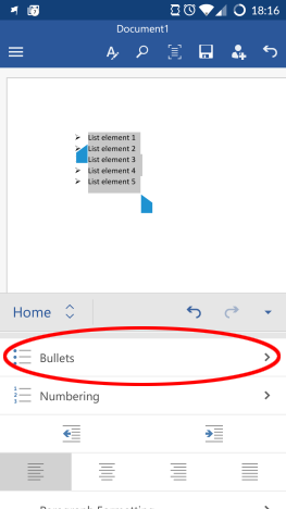 How To Create Lists In Microsoft Word For Android