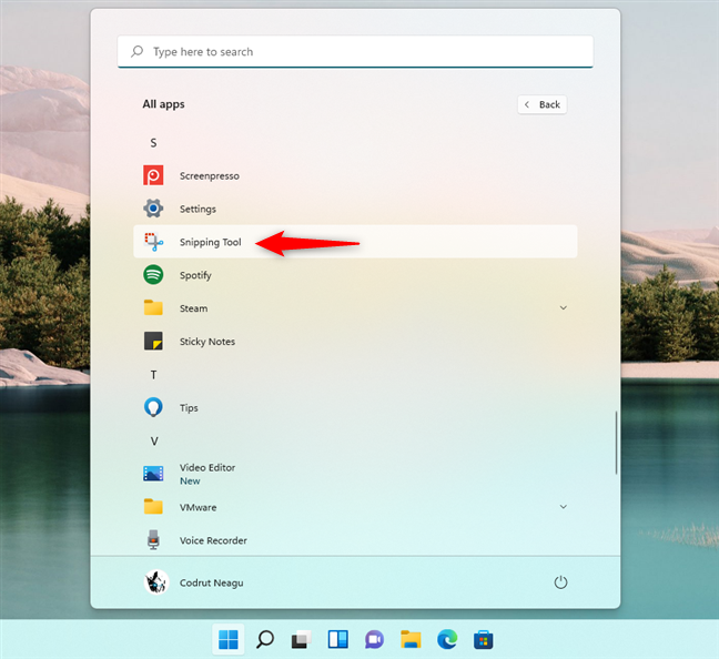 How to use the Snipping Tool in Windows 11