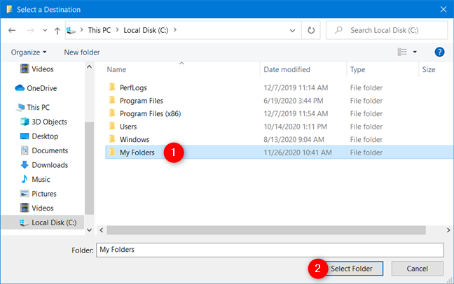 How to change user folder locations in Windows 10 (Documents, Downloads, etc.)