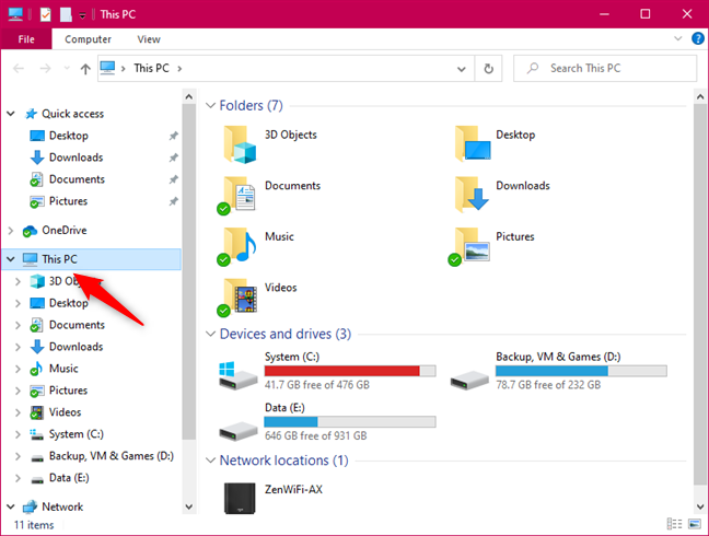 How to map FTP drives, network drives, and web shares, in Windows 10