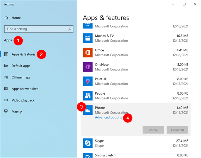 How to set app permissions in Windows 10