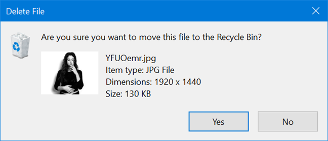 5 ways to delete files (temporarily or permanently) in Windows 10