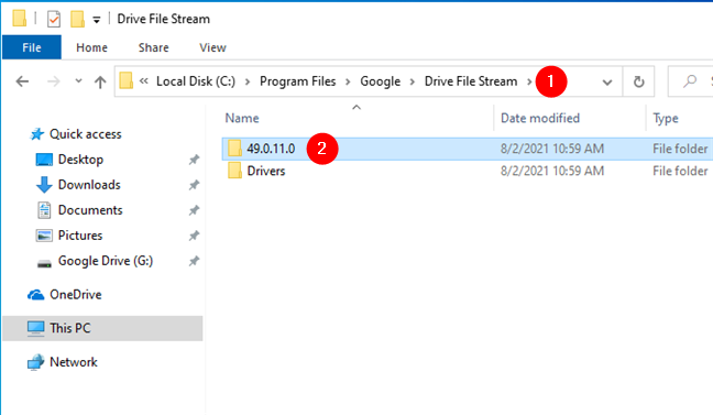 How to add Google Drive to File Explorer