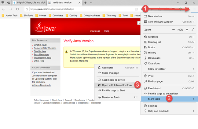 How to enable Java in all the major web browsers