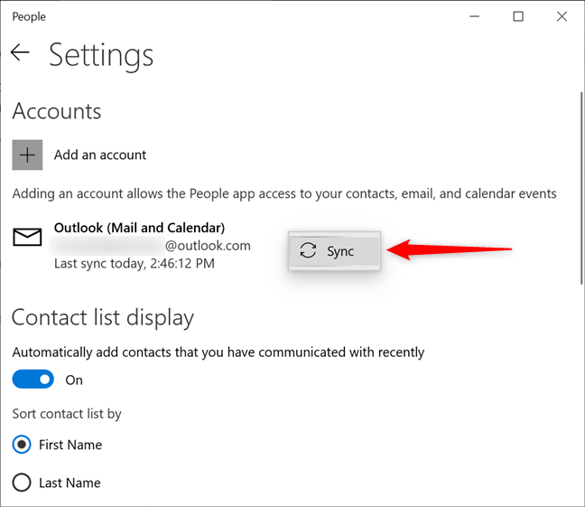 How to use the People app in Windows 10