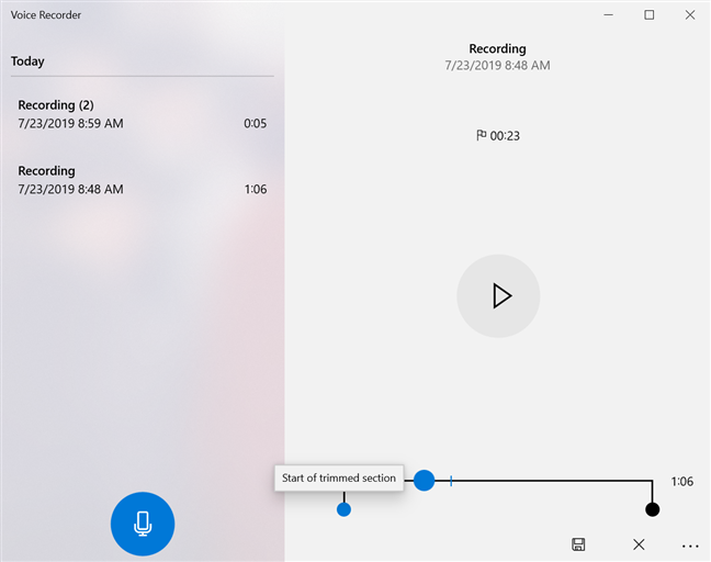 How to use the Voice Recorder in Windows 10 to record audio