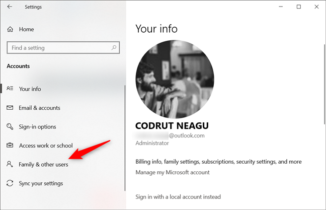 How to add a child account to your Windows 10 PC