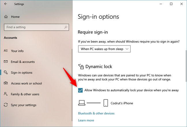 How to automatically lock Windows 10 with your smartphone