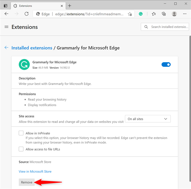 How to get, configure, and remove Microsoft Edge extensions