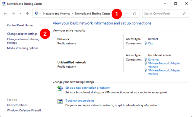 How do I enable or disable the Wi-Fi on Windows 11?