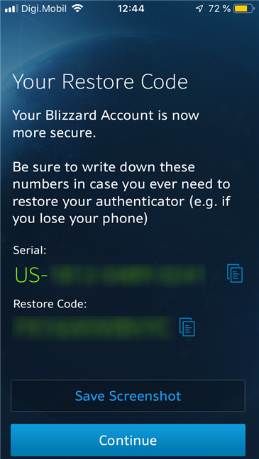 Enable and use two-factor authentication (2FA) for your Blizzard account