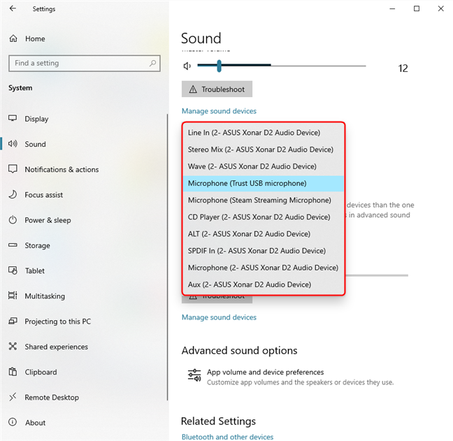 How to set the default microphone in Windows 10