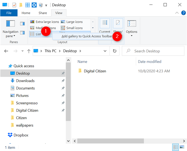 The Quick Access Toolbar in Windows 10: All you need to know