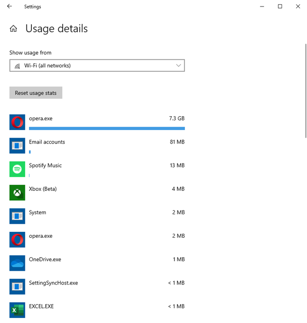 How to track which apps use the most data in Windows 10