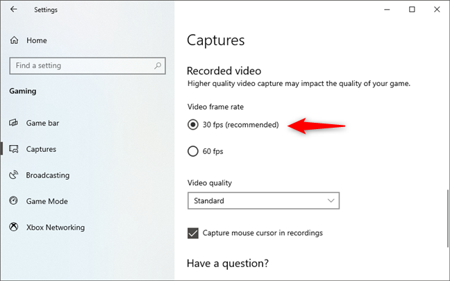 How can I record my gameplay on a Windows 10 PC?