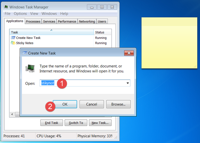 10 ways to start Sticky Notes in Windows (all versions)