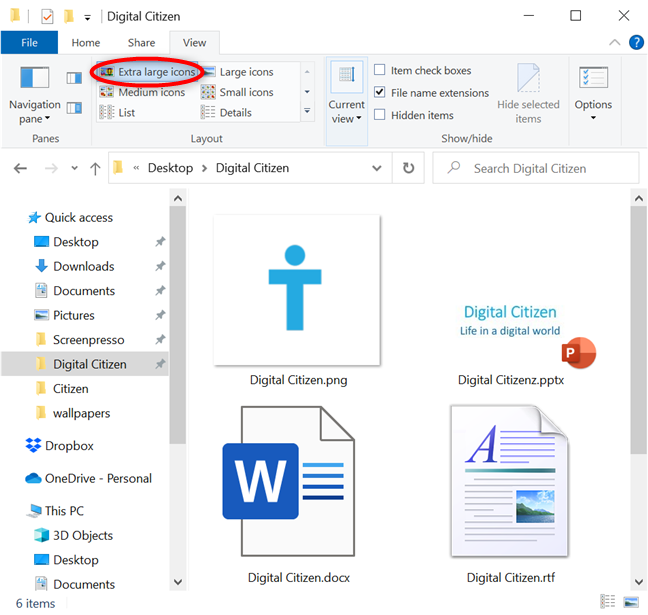 How to use the File Explorer views in Windows 10 like a pro