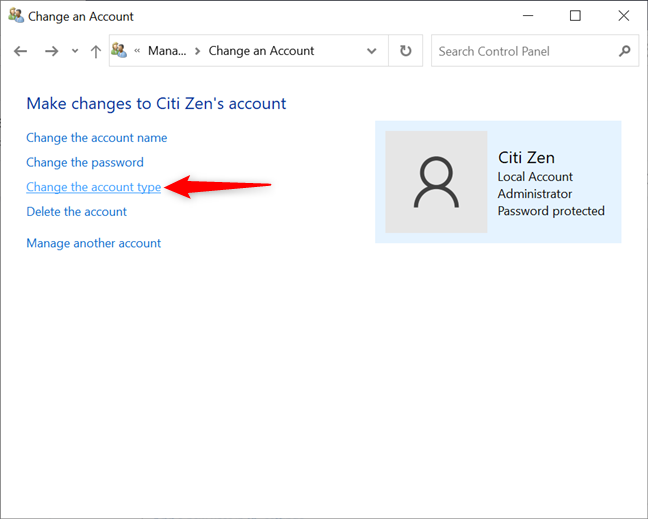 6 ways to change an account to Administrator and back in Windows 10