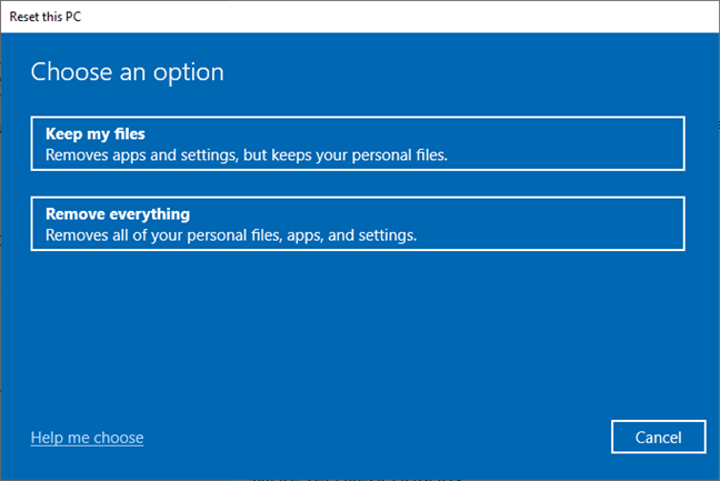 How to factory reset Windows 10 and wipe all data