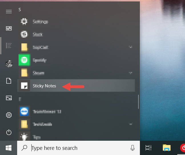 10 ways to start Sticky Notes in Windows (all versions)