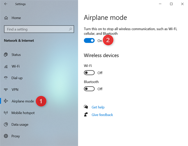 Windows 10s Airplane mode: 3 ways to turn it Off or On!