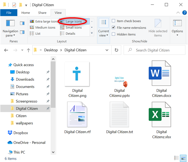 How to use the File Explorer views in Windows 10 like a pro