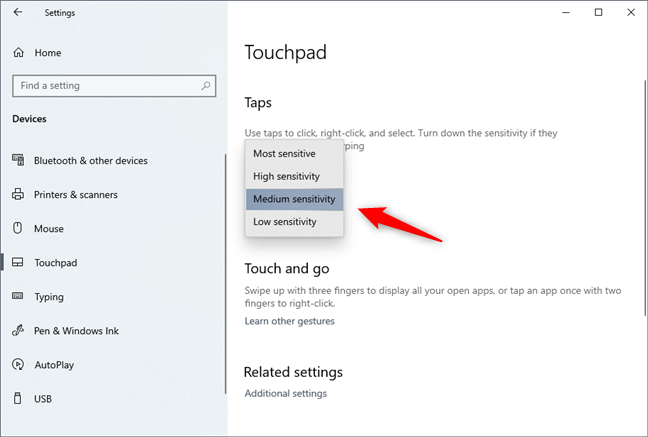How to configure your touchpad in Windows 10