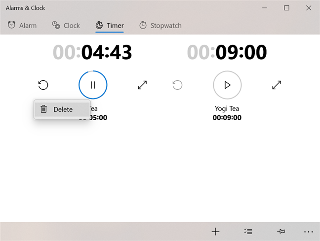 How to use the Windows 10 Timer