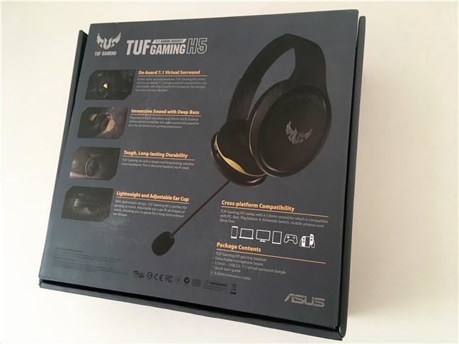 ASUS TUF Gaming H5 headset review: Durable 7.1 surround sound for gamers