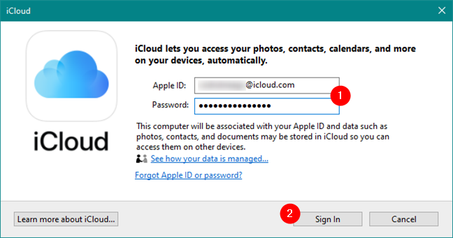 How to download and install iCloud for Windows