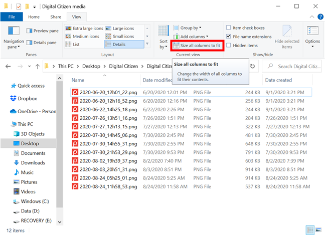 How to sort, group, and filter files & folders in Windows 10s File Explorer