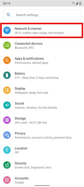 The Android Data Saver and how to enable it