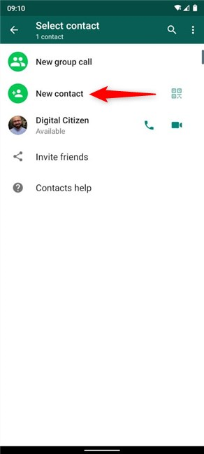 How to add a contact to WhatsApp on Android: 4 ways