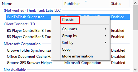 How To Remove, Disable Or Enable Add-ons In Internet Explorer 11