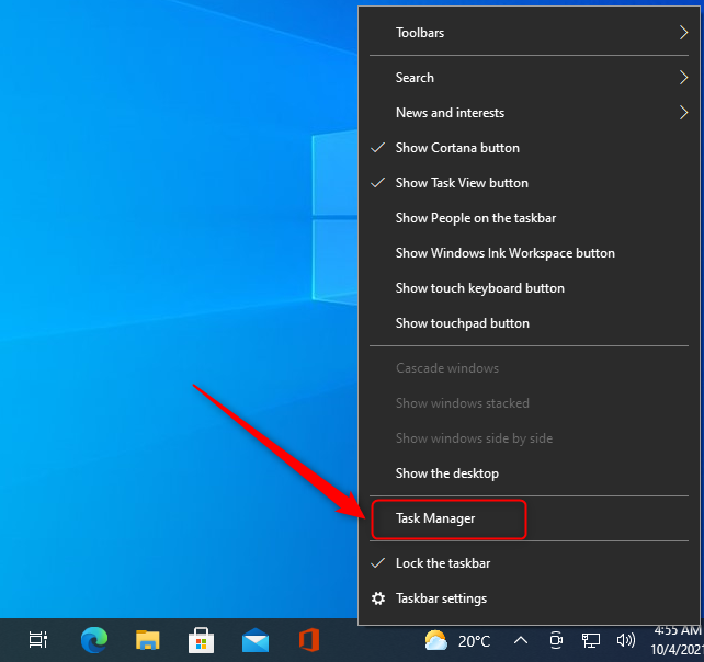 How to open the Task Manager in Windows 11 and Windows 10